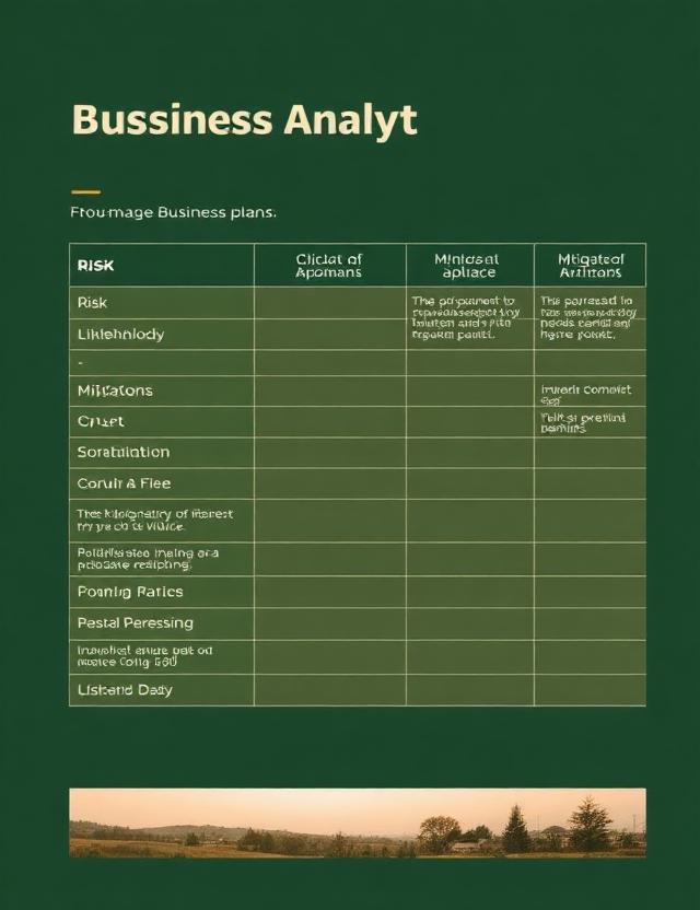 Risk Analysis sample preview